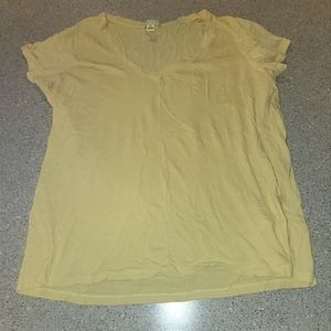 Yellow short sleeve tshirt 3X